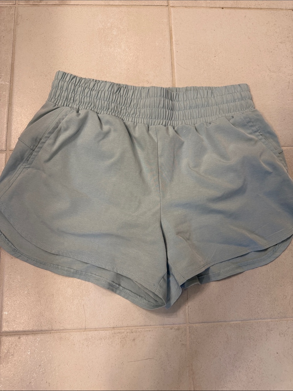 RBX Light Sage Running Shorts